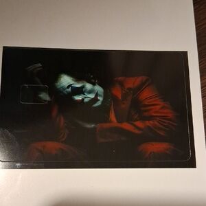 Joker Themed Wallet  Debit Card  Covers- Red Jacket Image